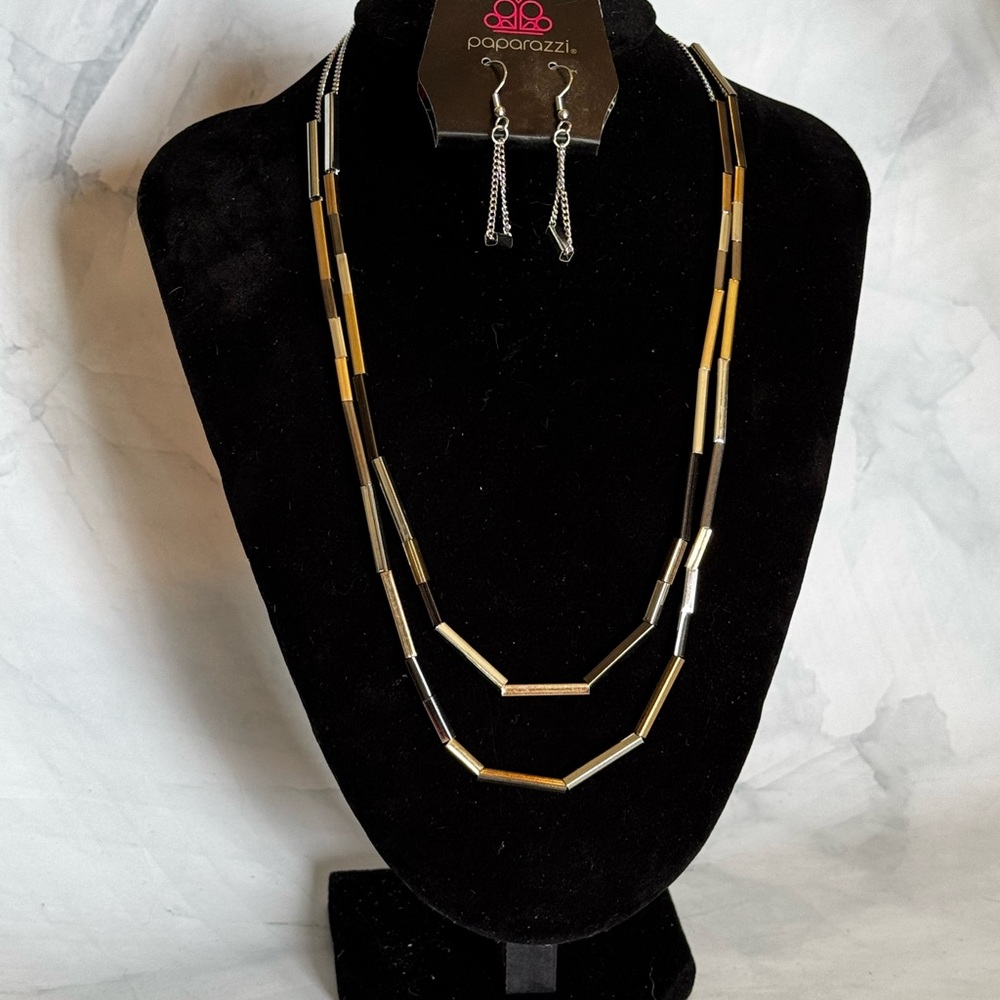 Gold and Silver Necklace